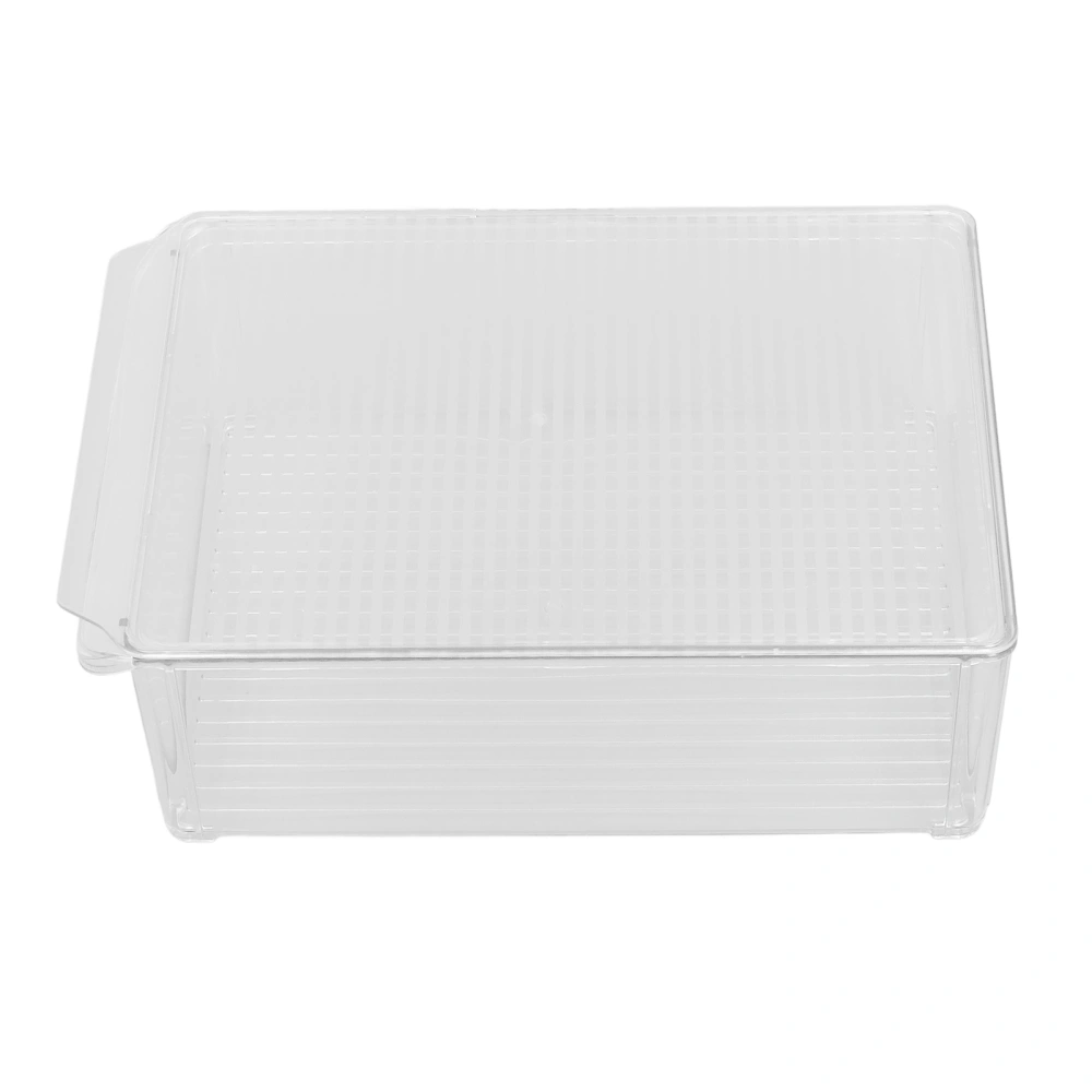 Pantry Storage Bins with Lid Large Capacity Transparent Food Grade Portable Durable Multifunction Pantry ContainersWide and High