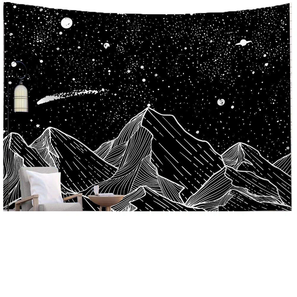 Hanging Decorative Tapestry, Multicolor Scenery Blanket Carpet, 37*29Inches