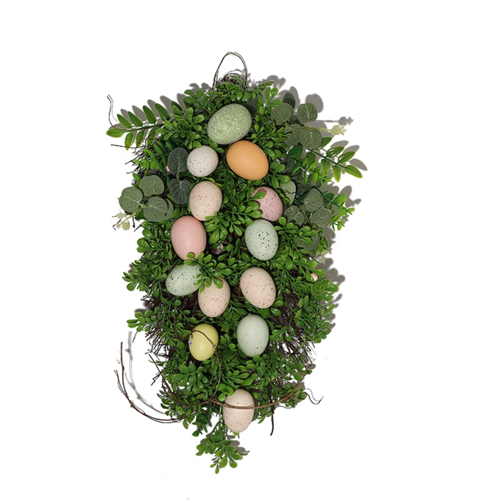 Artificial Flower Wreath, Holiday Decor Garland for Christmas Easter