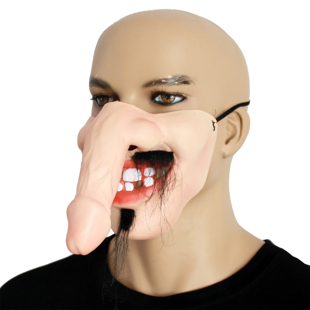 Halloween Funny Face Coverings Full Head Role Play Headwear Props