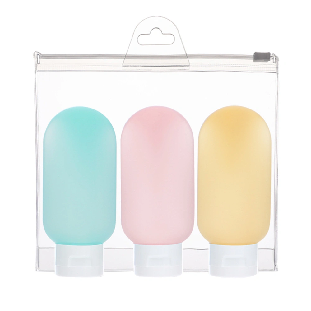 Practical 60ml Cosmetic Packaging Bottle, Portable Travel Sub-bottling Set