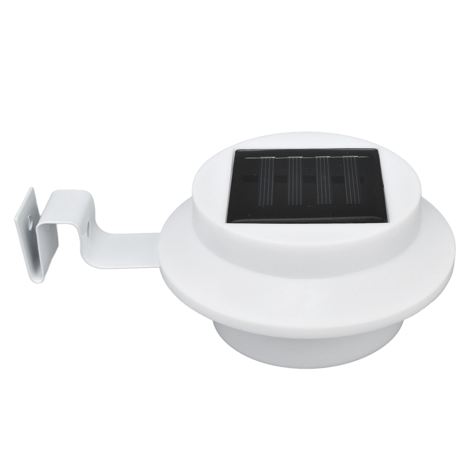 Solar Gutter Lights Outdoor 3 LED Waterproof Solar Deck Fence Lights for Stair Step Garden and Yard
