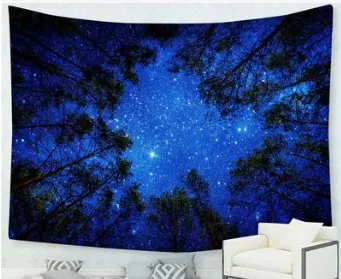 Wall Mural Pattern Printing Skin-Friendly Multifunctional Tapestry