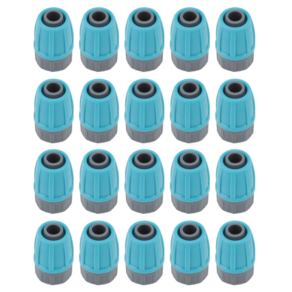 15Pcs Irrigation Tube Locked Nuts Connectors 16mm Durable PE Anti Aging Acidproof Eco Friendly 16mm PE Pipe Connectors