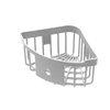 Wall-Mounted Triangle Storage Shelf, Storage Rack for Bathroom Living Room