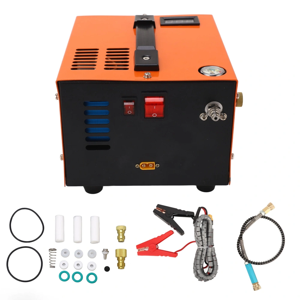 PCP Air Compressor High Pressure Air Gun Pump Built in Power Converter DC 12V for Car