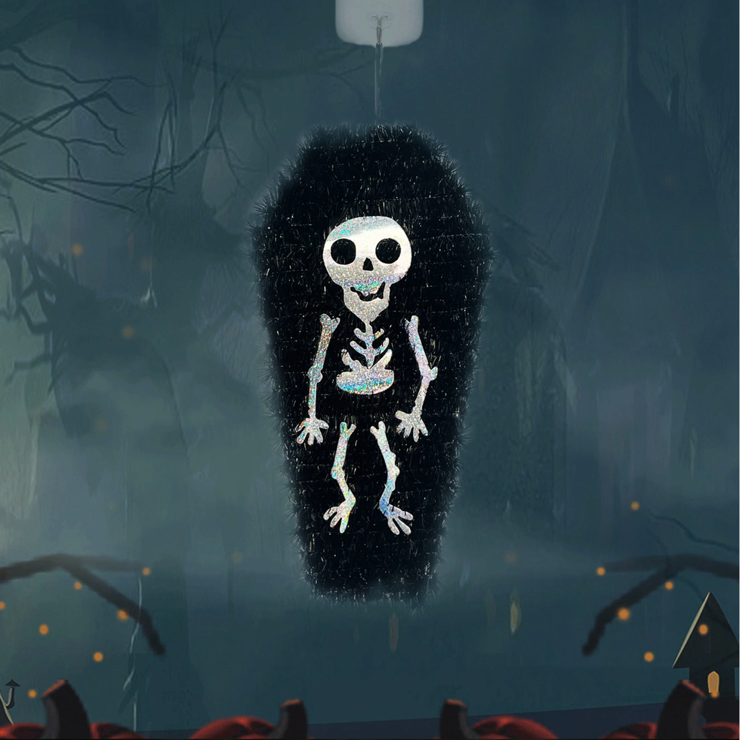 Halloween Door Hanging Decorations, Hanging Skull Halloween Decor