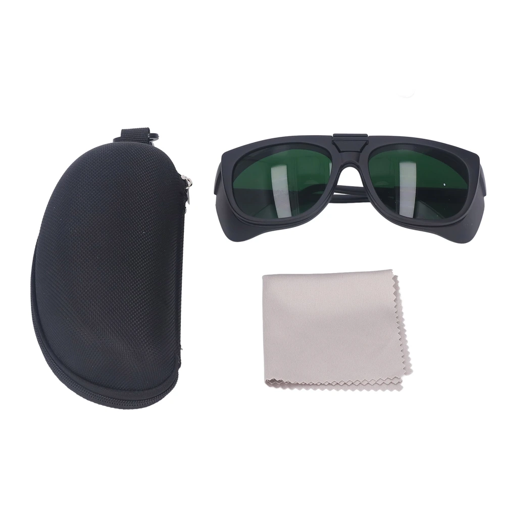 Welding Glasses TIG Welder Protective Goggles Flip Cover Comfortable for Working Light Green IR3.0