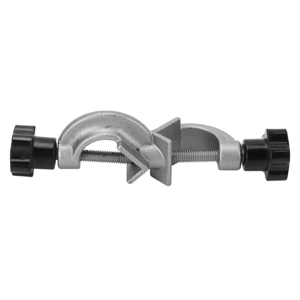 Cross Clamp Holder Stainless Steel Laboratory Stand Clamp Holder for Home Research Institute Use