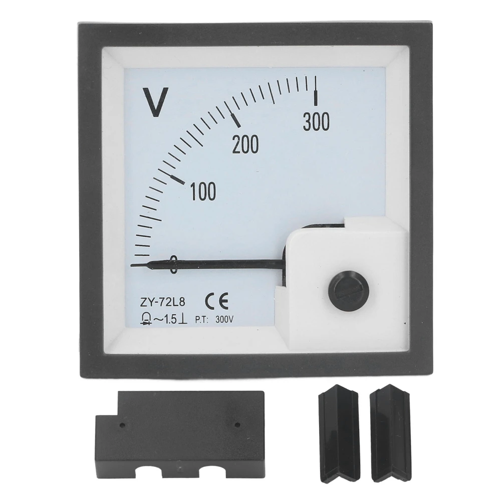 Analog Voltmeter 0‑300V Pointer Volt Meter Panel Needle Voltage Gauge for Equipment