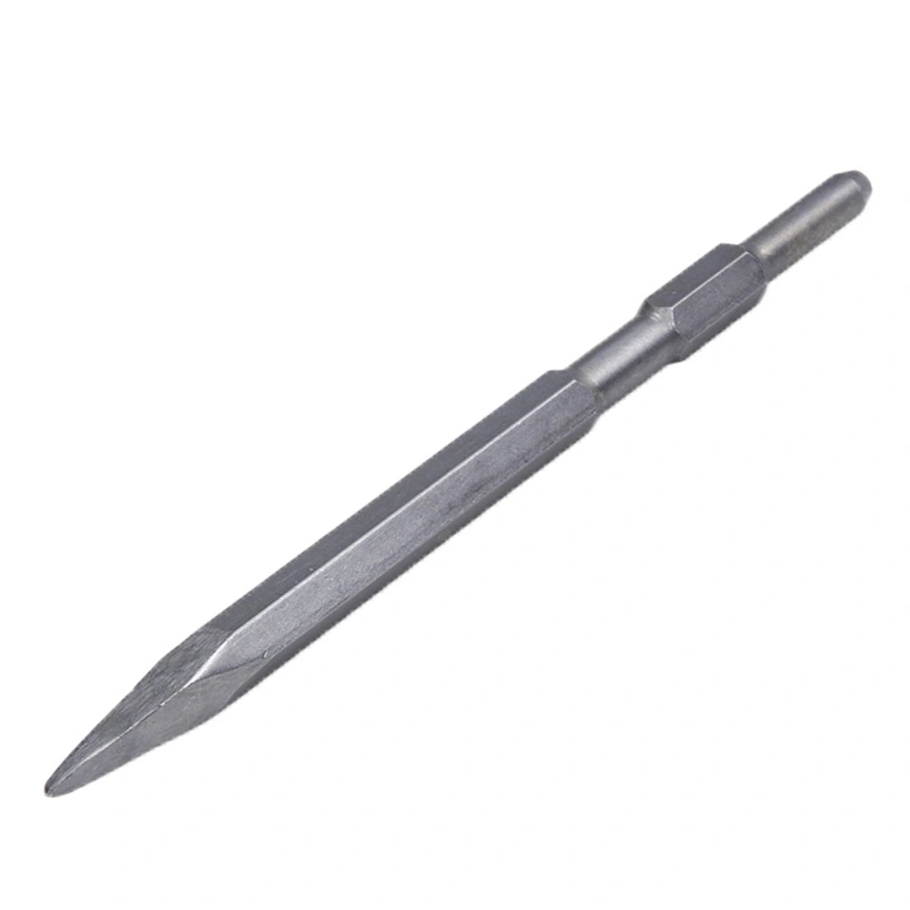 Long Shank Point Chisel Hex Electric Pick Chrome Steel Chisel Bit for Concrete Granite Processing 17x280MM Point