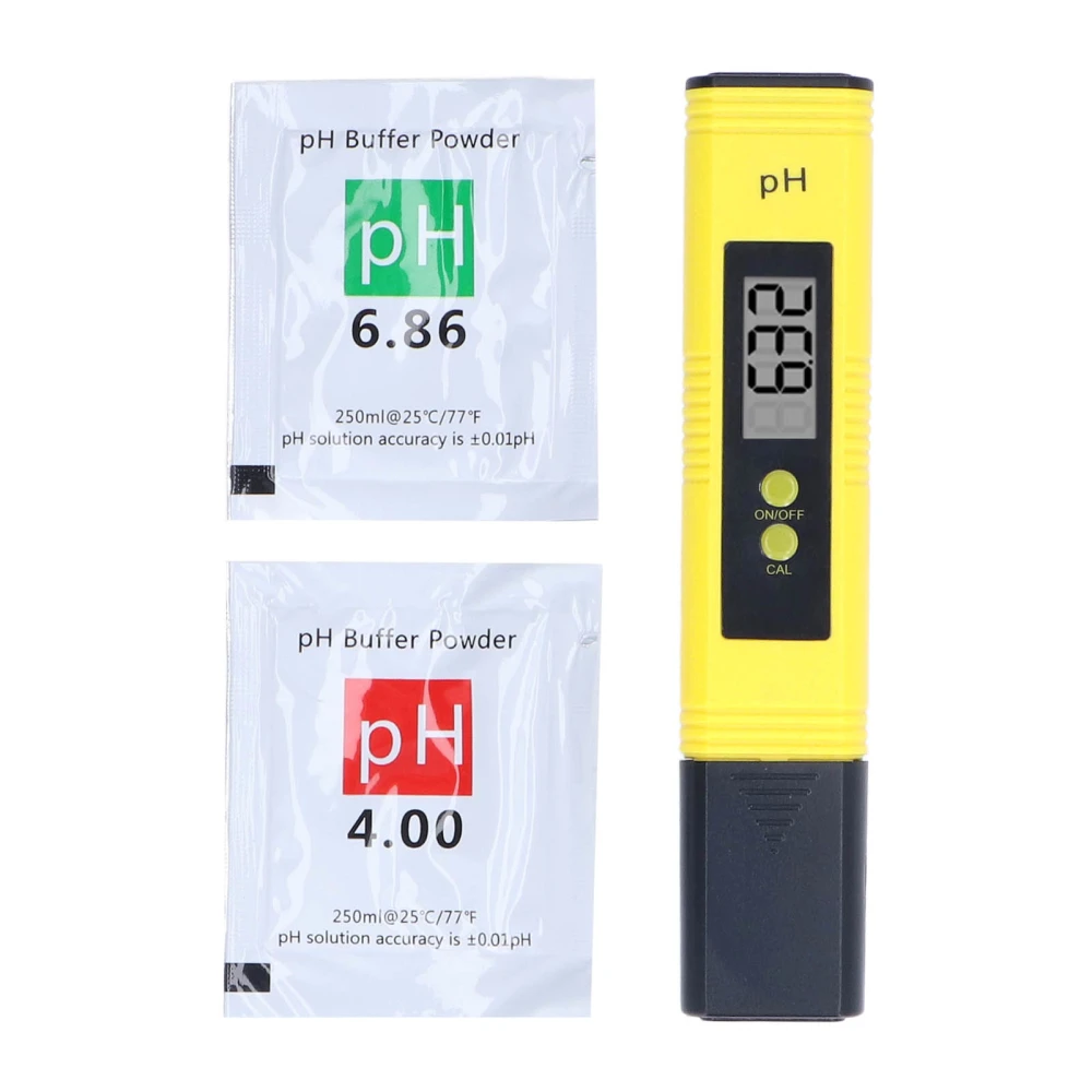 Digital PH Meter 0.01pH Accuracy Portable Mini Water Quality Tester for Fish Tank Aquaculture