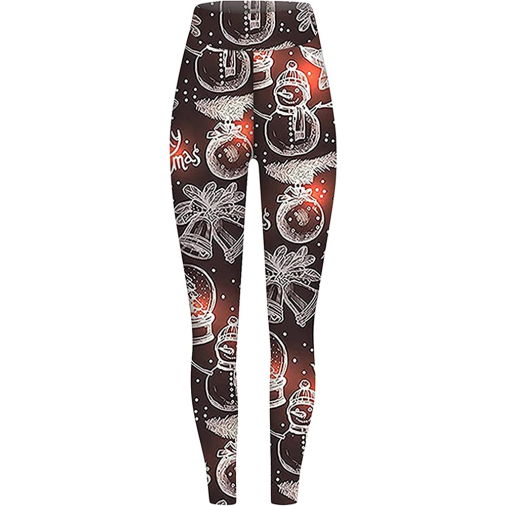 Women's Tight Pants, Christmas Style Pattern Hip Lifting Trousers