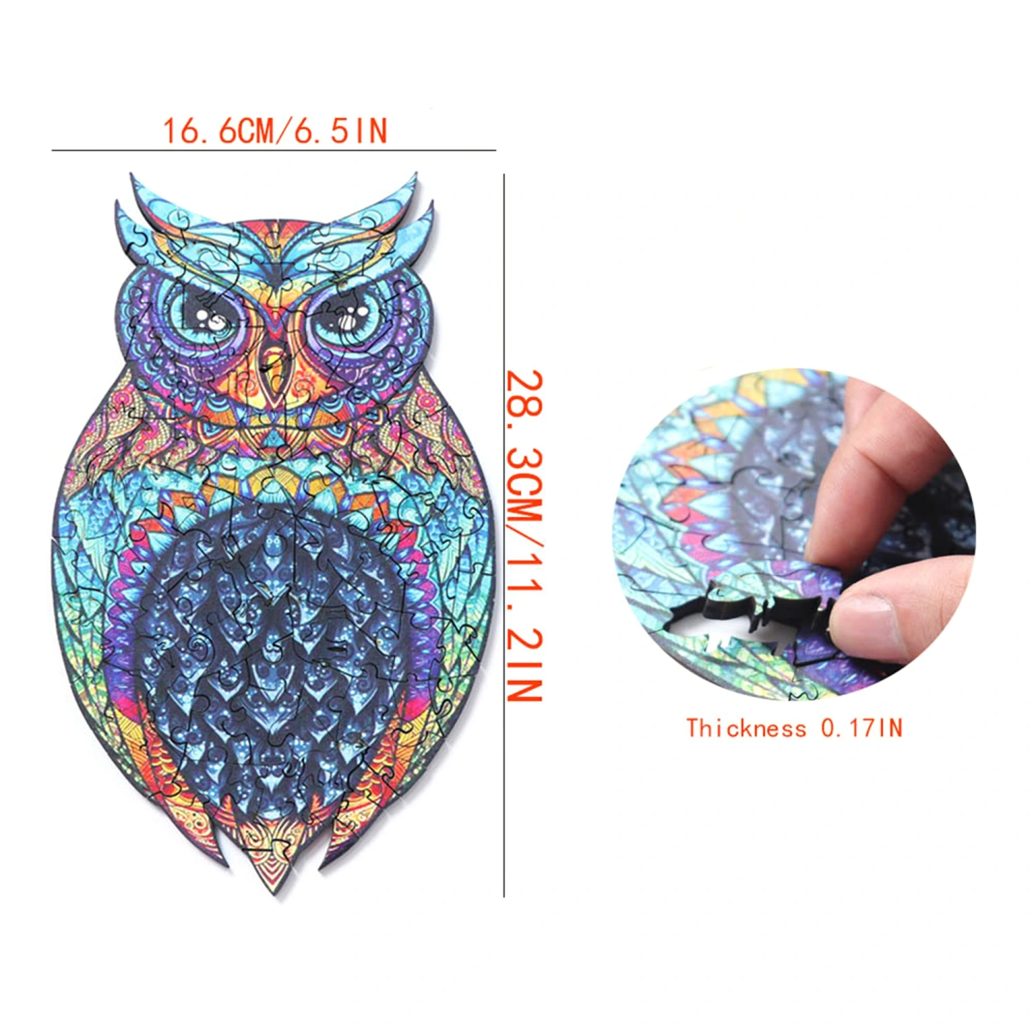 Irregular Three-dimensional Animal Toy Puzzles for Children, Adult