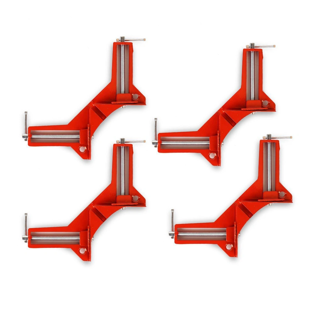 4 Pcs Angle Clamp Aluminum Alloy Strong Bearing Capacity 90 Degree Woodworking Corner Clamp for Fish Tank Picture Frame