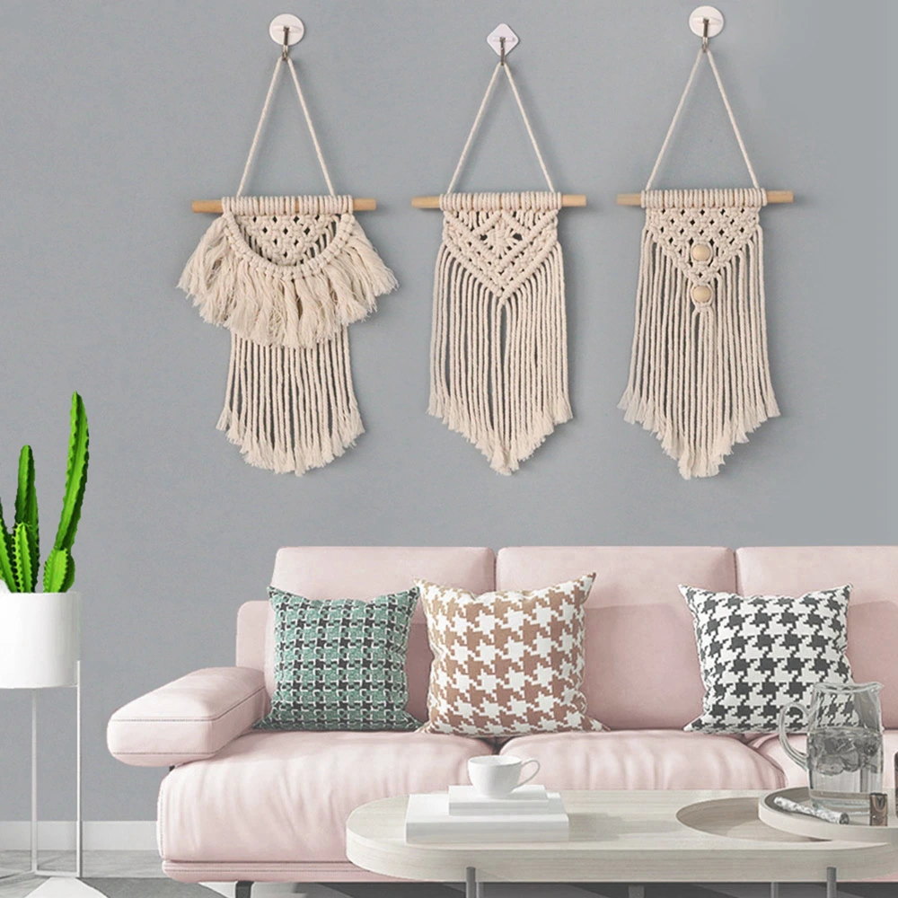 Bohemian Hand-woven Wall Hanging Long Tassel Decoration Nordic Style Accessories