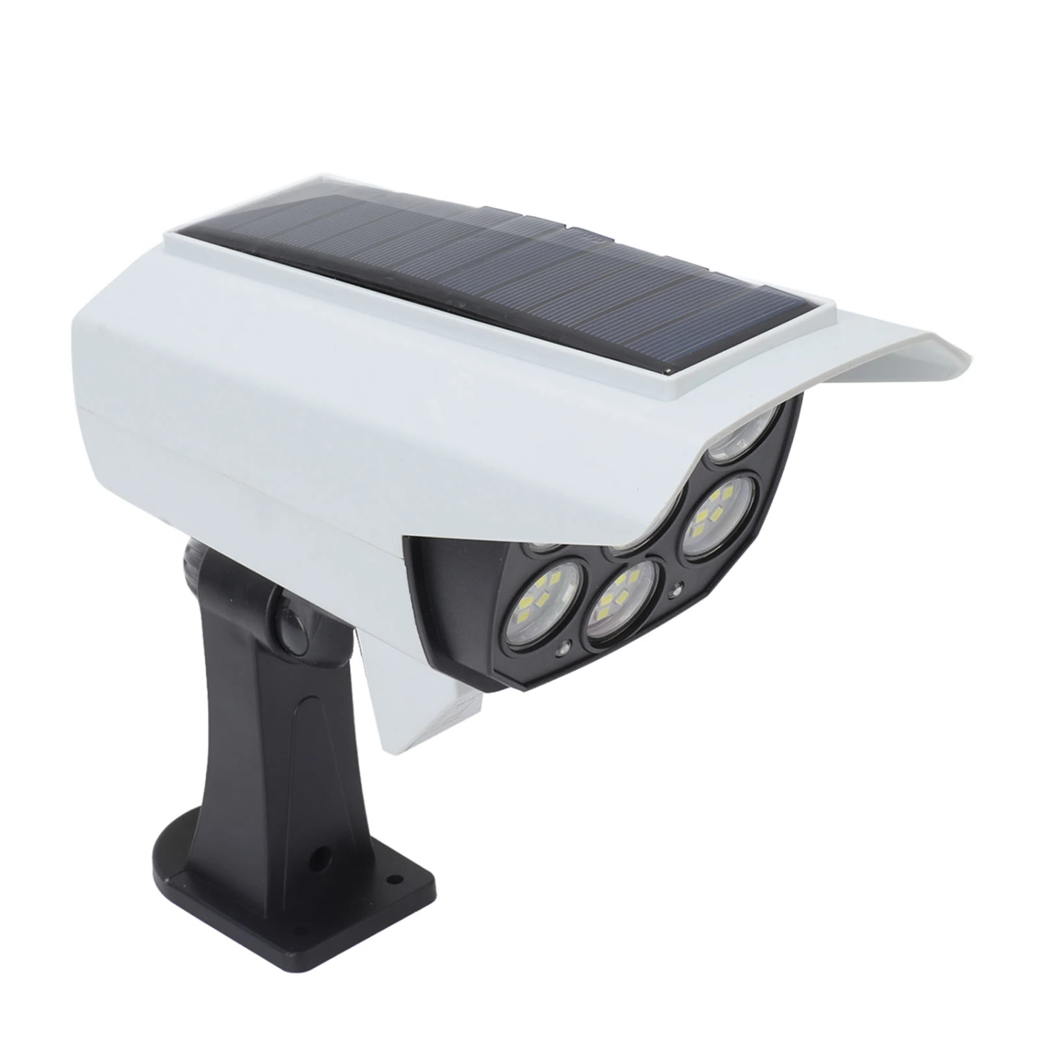 Solar Induction Light Security Camera Shape High Safety IP64 Waterproof Sensitive Solar Sensor Lamp with Remote Control