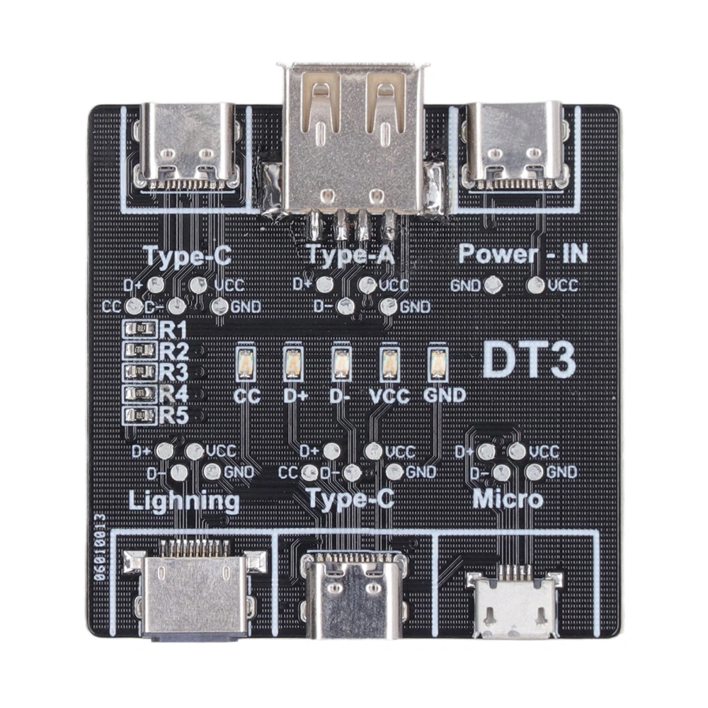 Data Cable Detection Board Sensitive Accurate Multiple Protection USB Cable Tester for Type C