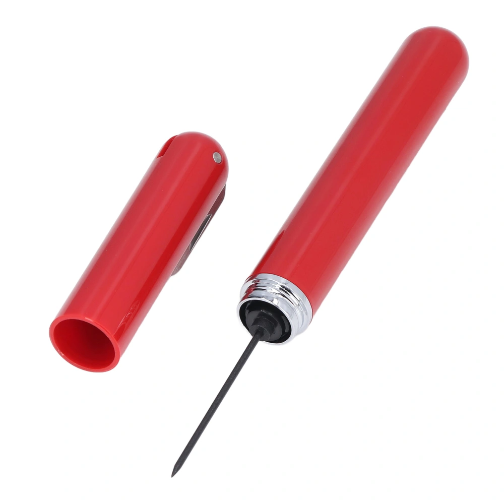 Air Pump Wine Bottle Opener Portable Handheld Needle Tube Pen Shape Stainless Steel Cork Remover for Home PartyRed