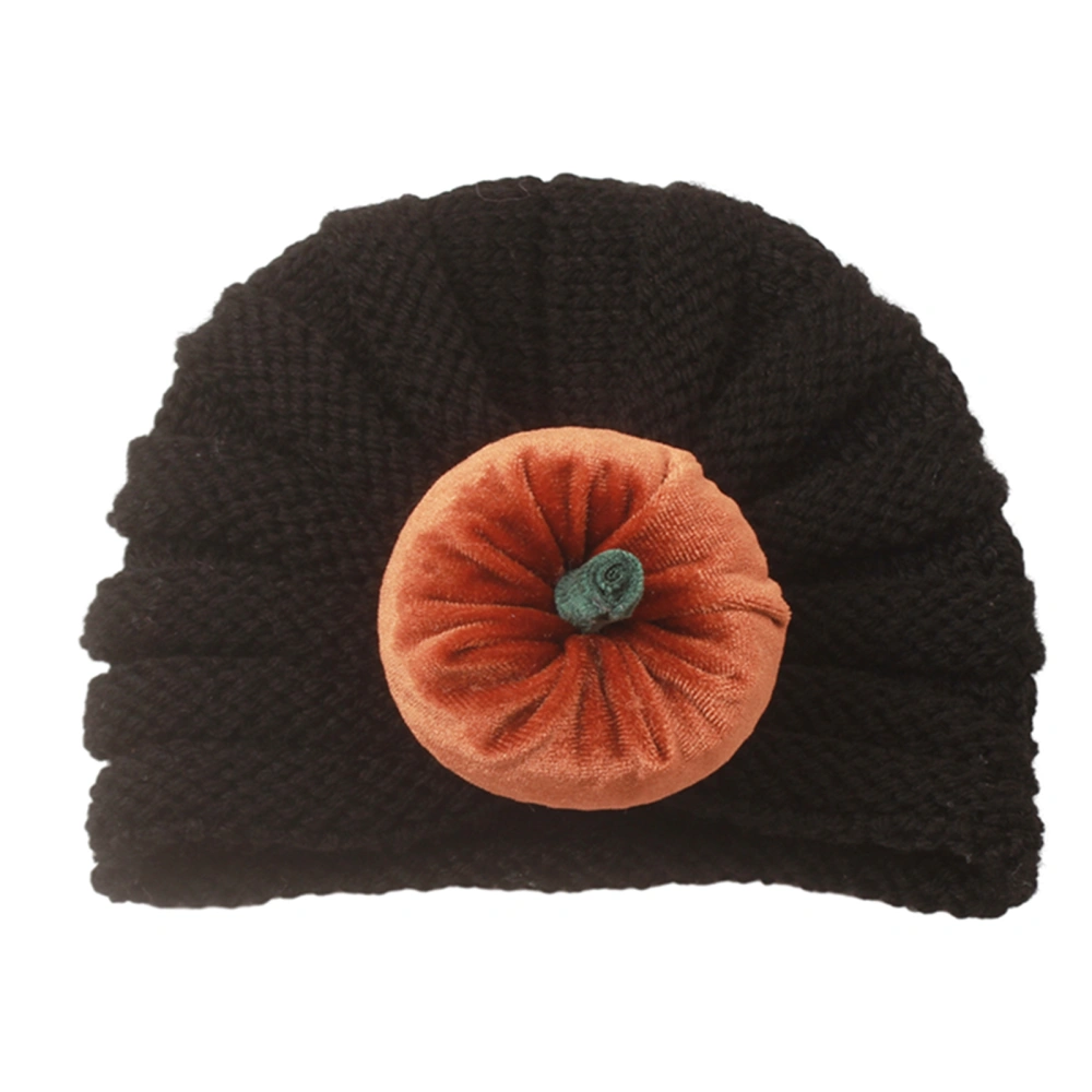 Halloween Baby Hat, Cute Pumpkin Soft Elastic Beanie Cap Knit Hat