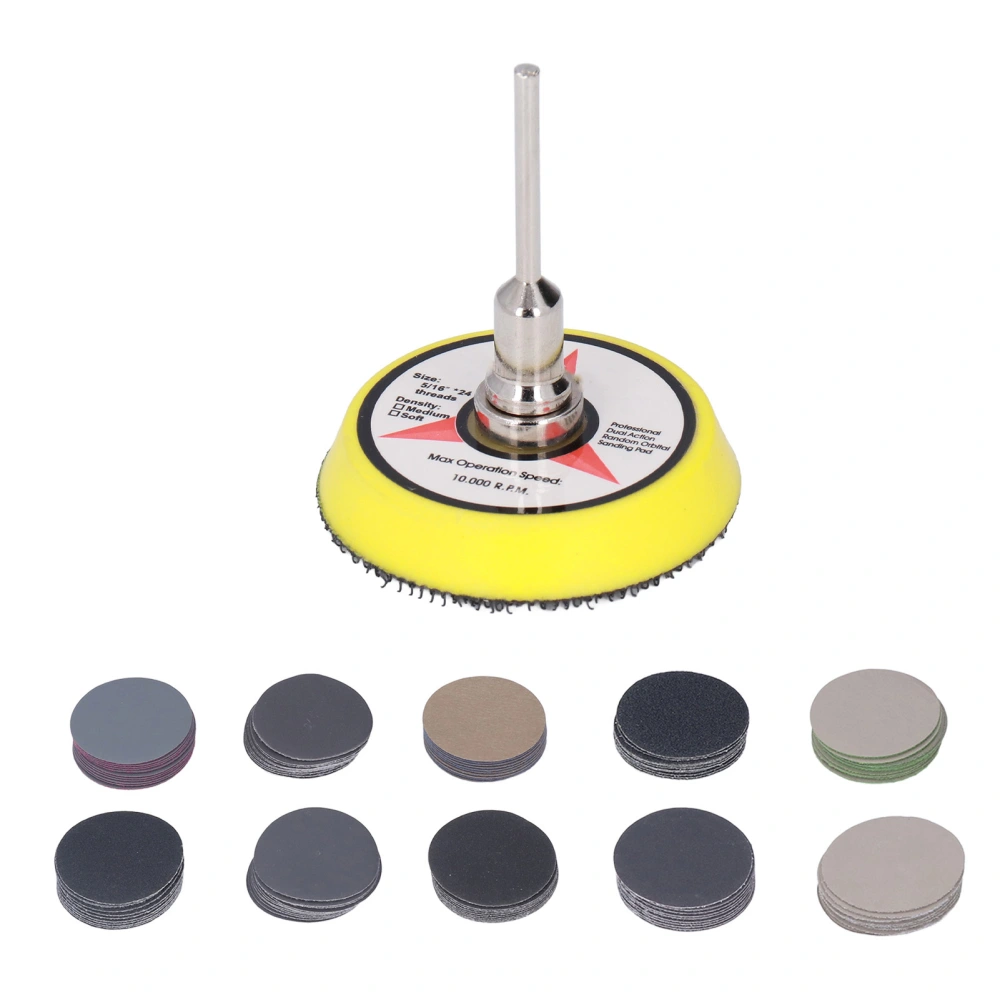 Water Grit Sandpaper Water Dry Sanding Discs Hook Loop Sandpaper for Grinding and Polishing