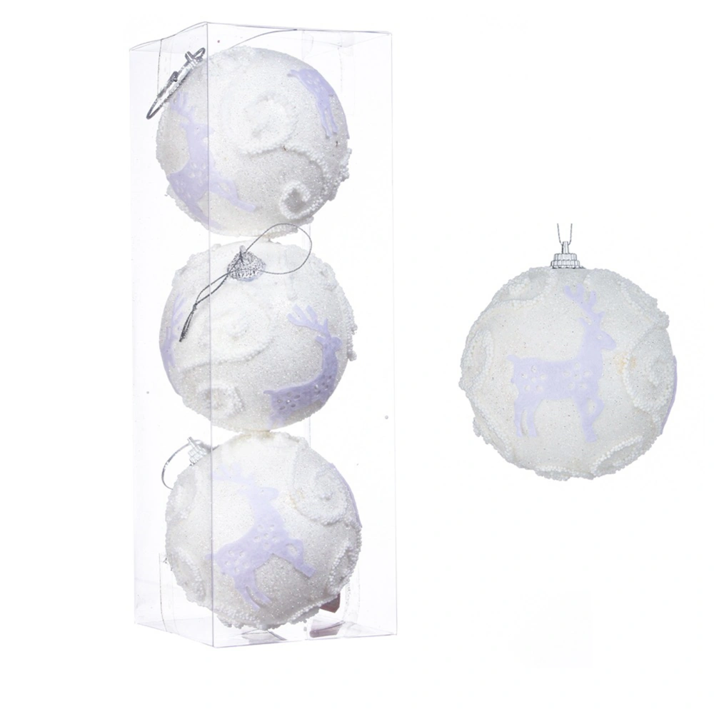 Christmas Ball Ornaments, Delicate Hanging Bauble Decorations for Home