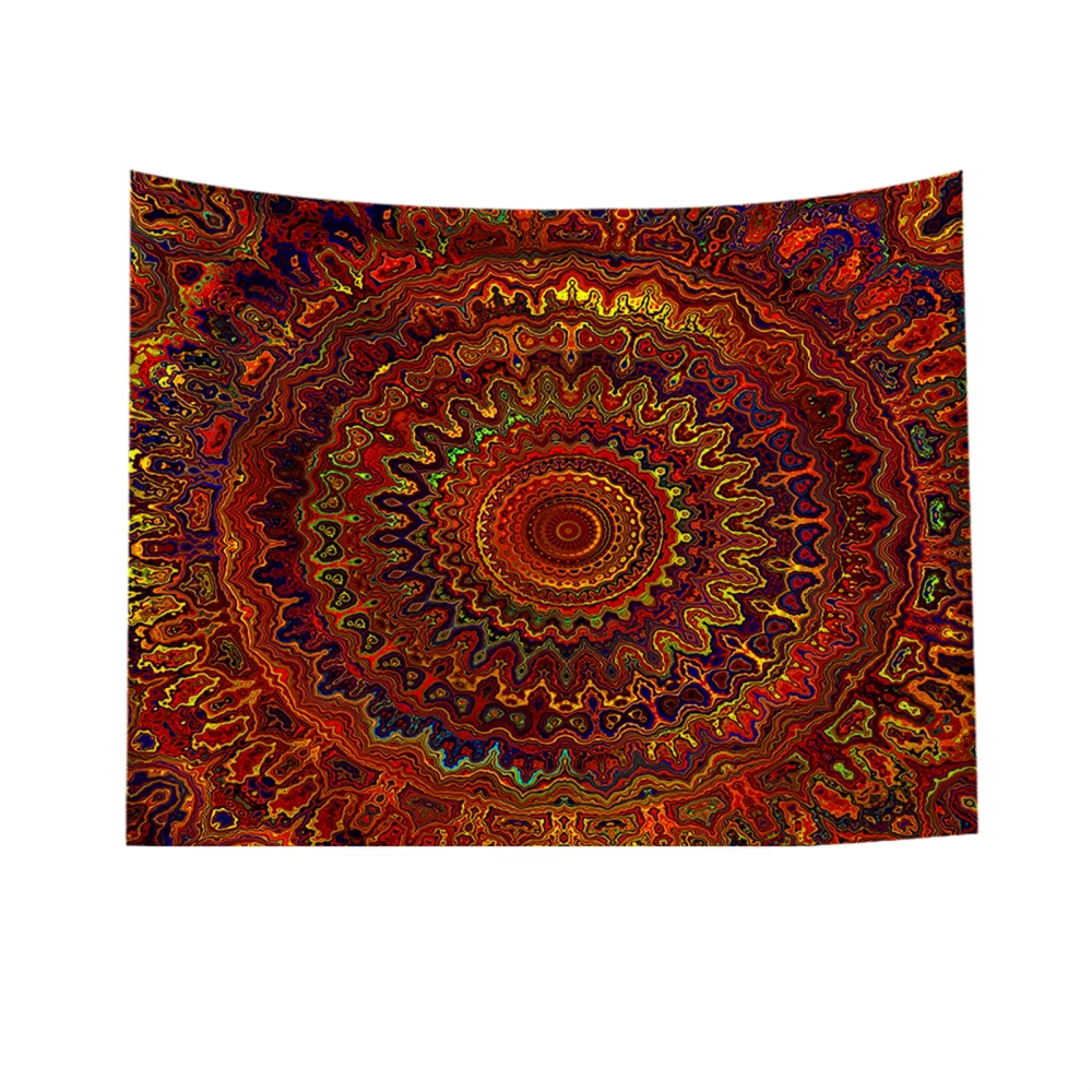 Wall Tapestry, Floral Print Rectangle Background Cloth Wall Hanging Carpet