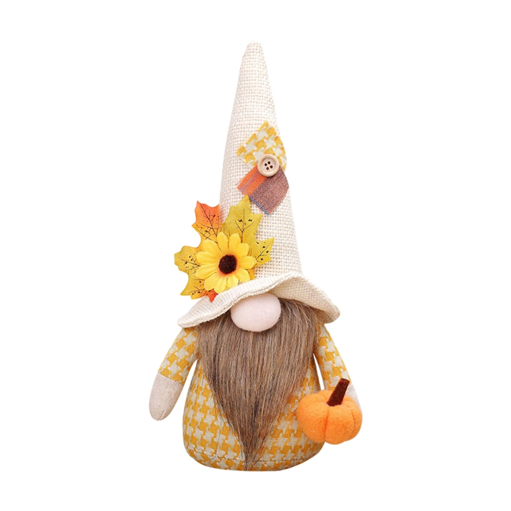 Fall Gnomes Decoration Harvest Thanksgiving Decor Plush Elf Dwarf