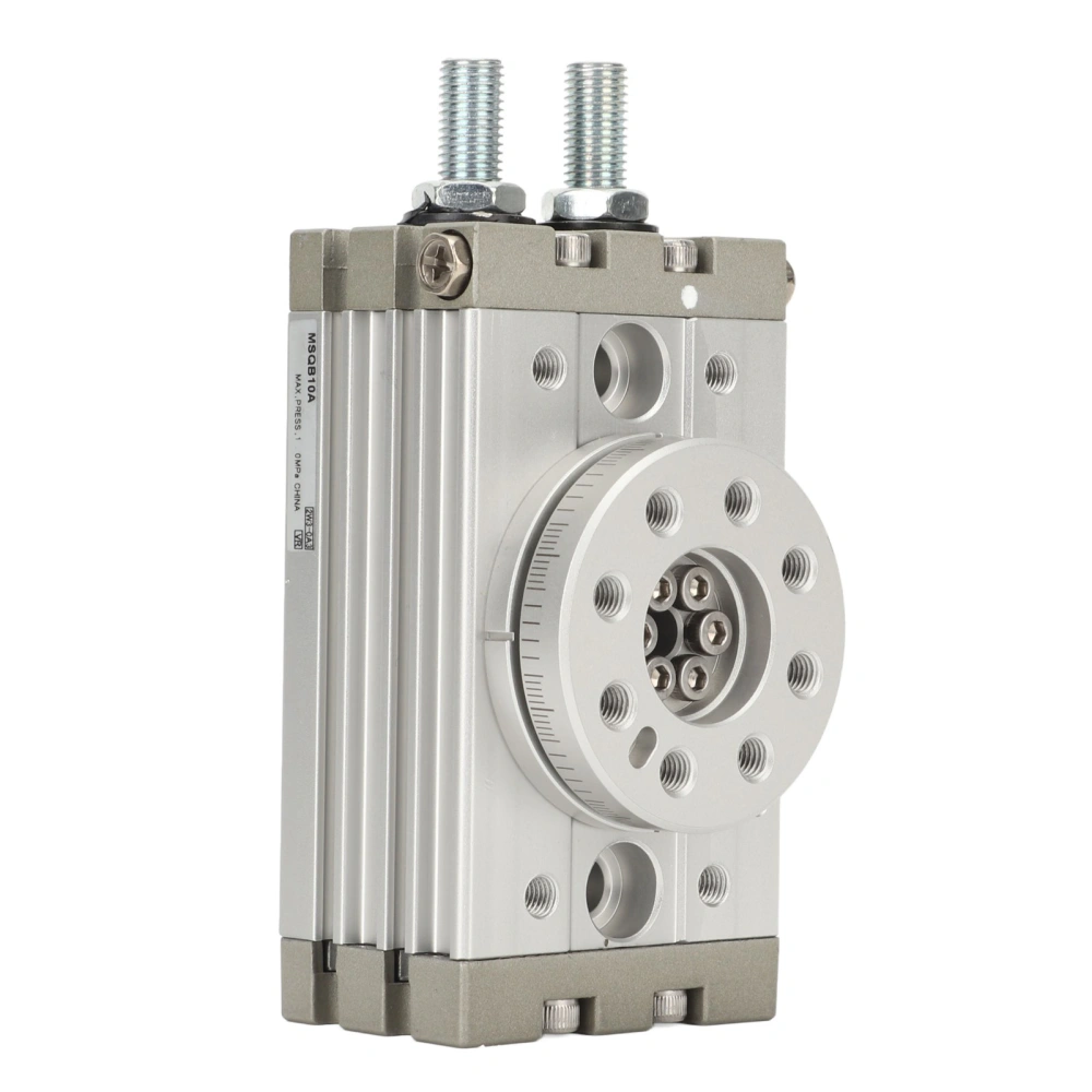 Rotary Pneumatic Air Cylinder 0 to 190 Degree Adjustable Aluminum Alloy High Strength Waterproof Rotate Cylinder 10A