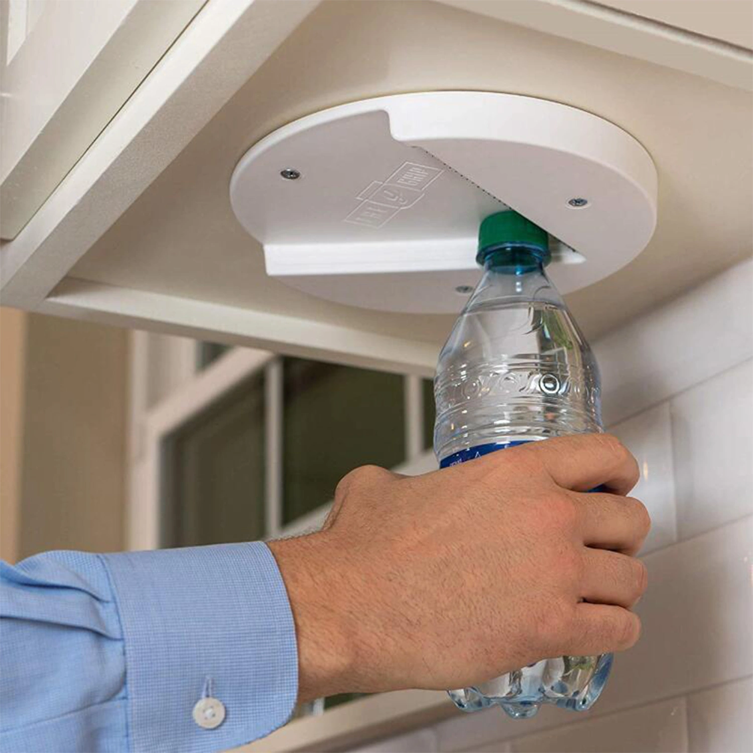 The Original Under Cabinet Lid Opener, Opens Any Size Type of Lid Effortlessly