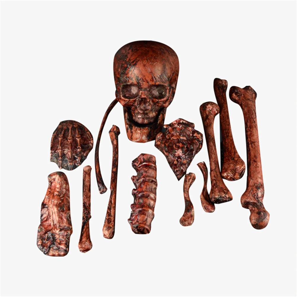 Halloween Skeleton, Spooky Skull and Bones Haunted House Party Favor