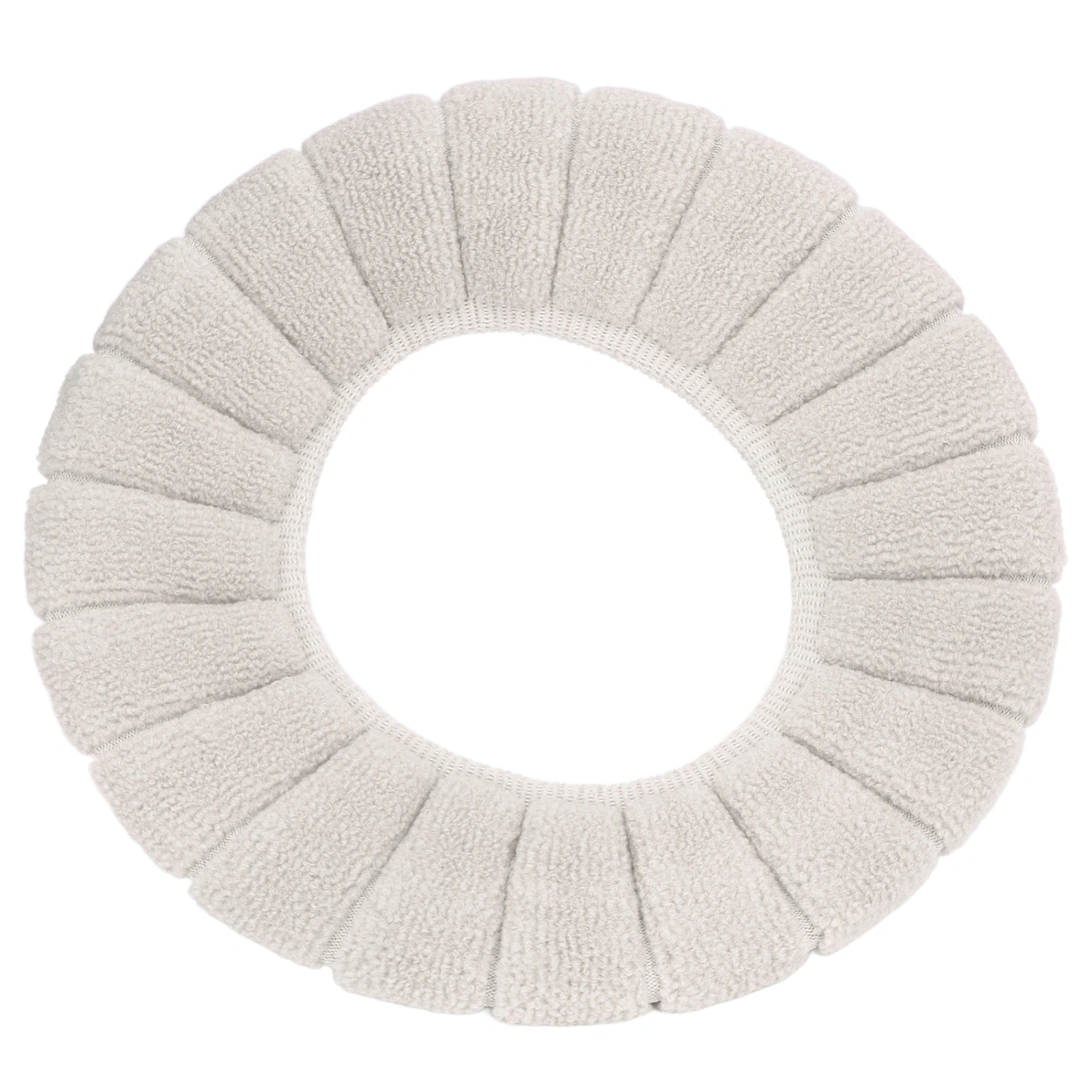 Toilet Seat Cover Thickened Washable Soft Material Keep Warm Skin Friendly Durable Exquisite Color Toilet Seat CushionBeige