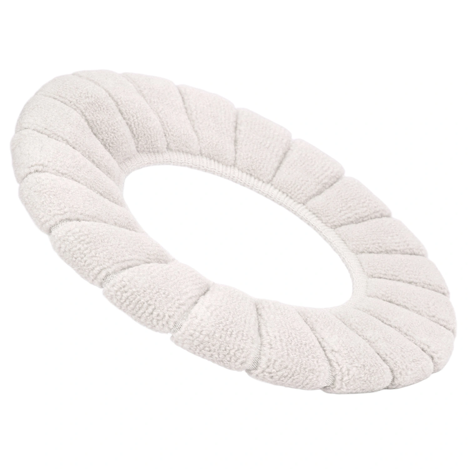 Toilet Seat Cover Thickened Washable Soft Material Keep Warm Skin Friendly Durable Exquisite Color Toilet Seat CushionBeige
