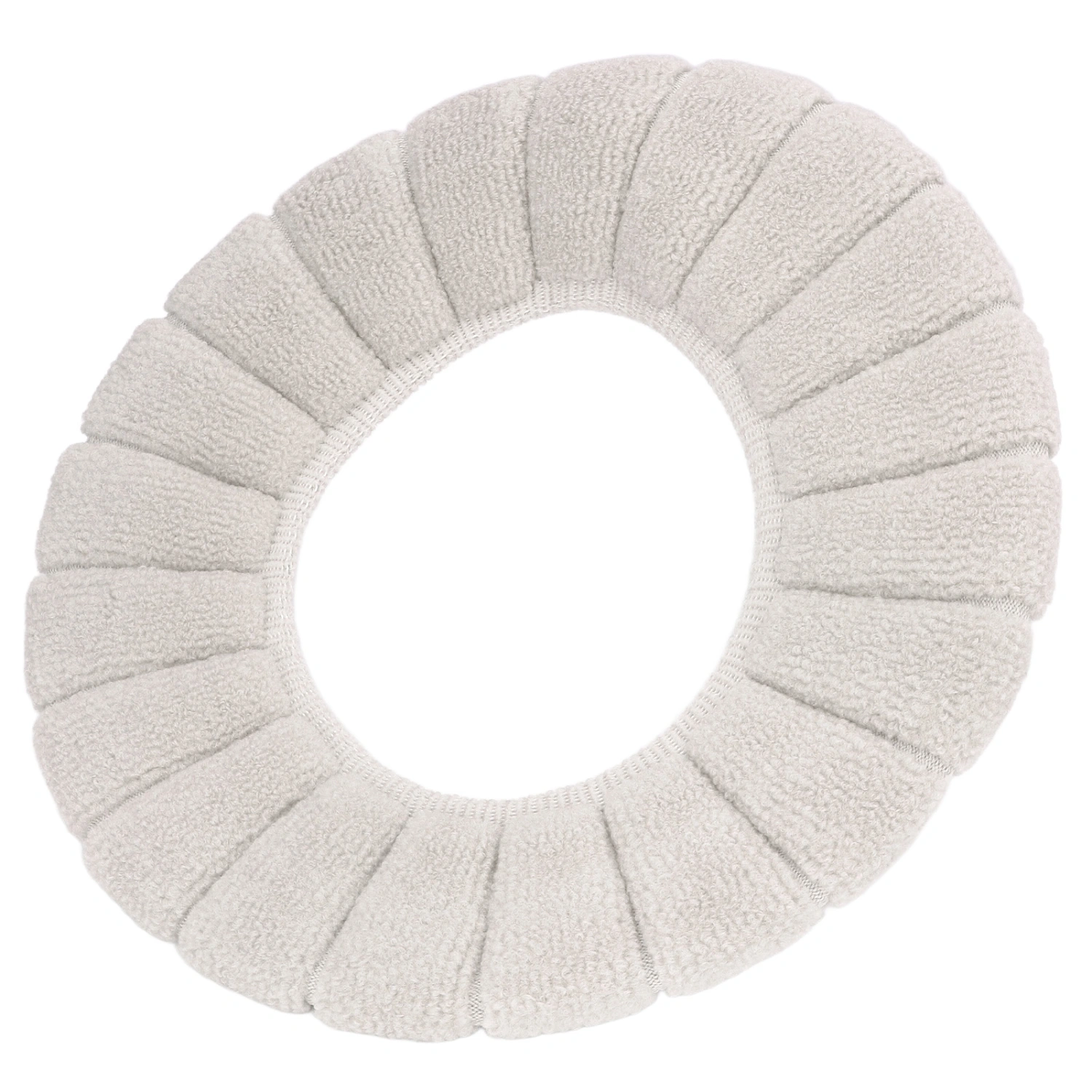 Toilet Seat Cover Thickened Washable Soft Material Keep Warm Skin Friendly Durable Exquisite Color Toilet Seat CushionBeige