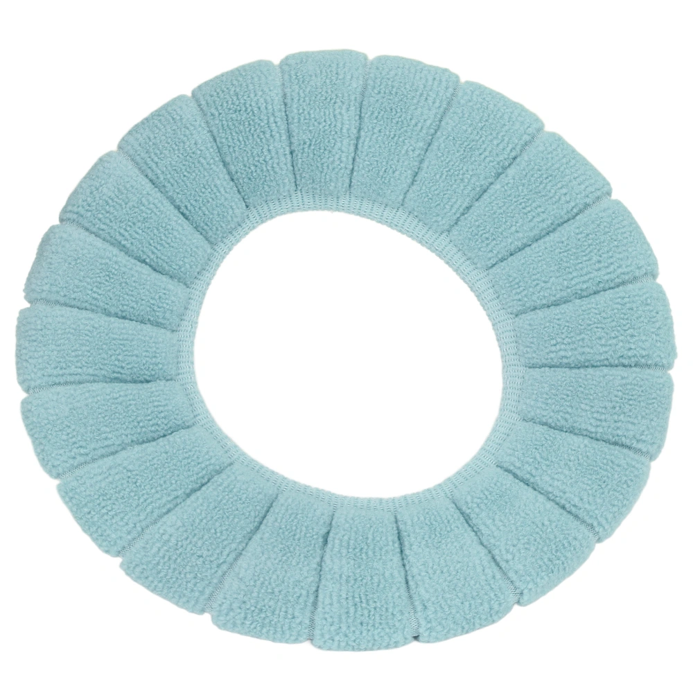 Toilet Seat Cover Thickened Washable Soft Material Keep Warm Skin Friendly Durable Exquisite Color Toilet Seat CushionGreen