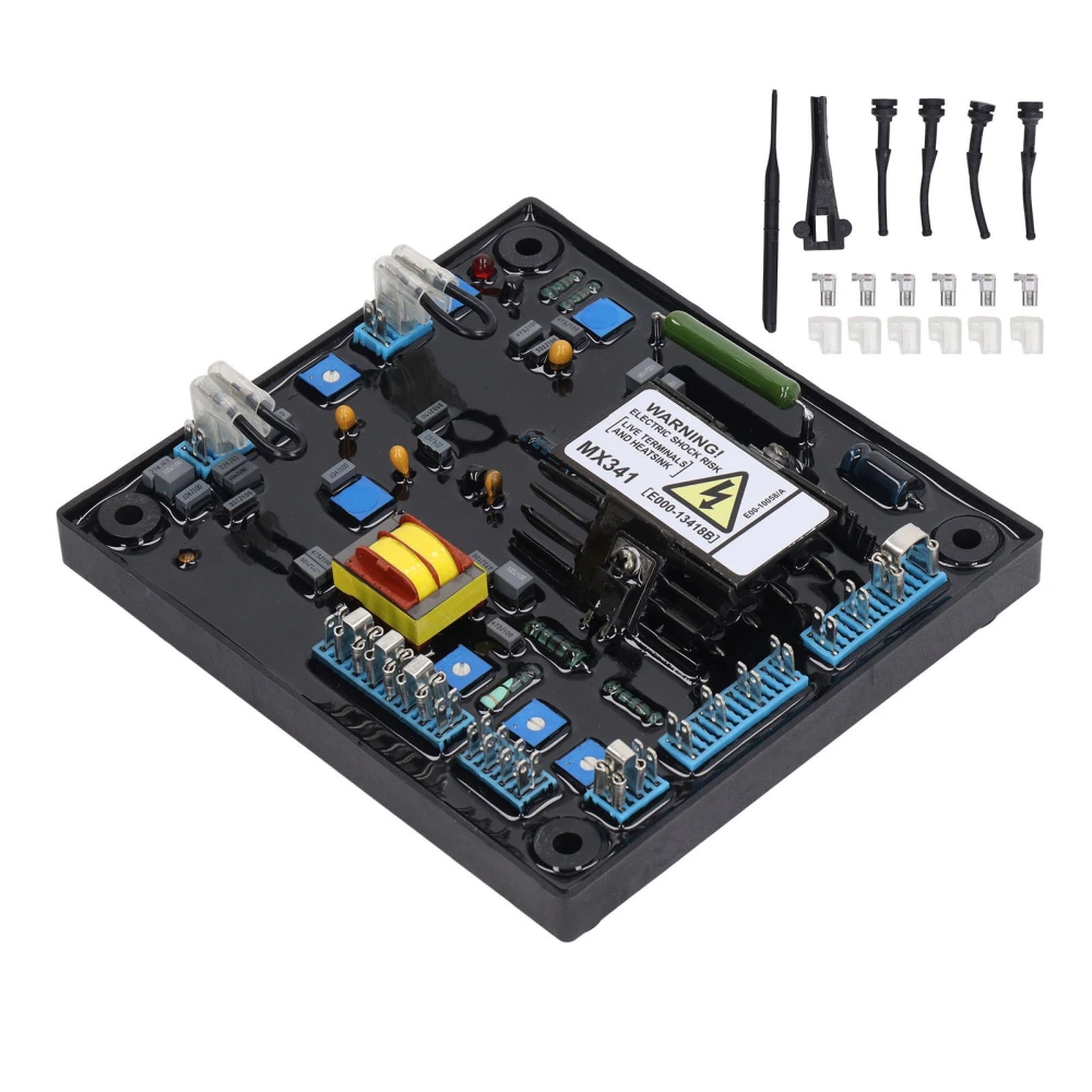 Automatic Voltage Controller 2 Phase Sensing MX341 AVR Module for Brushless Generator 140‑