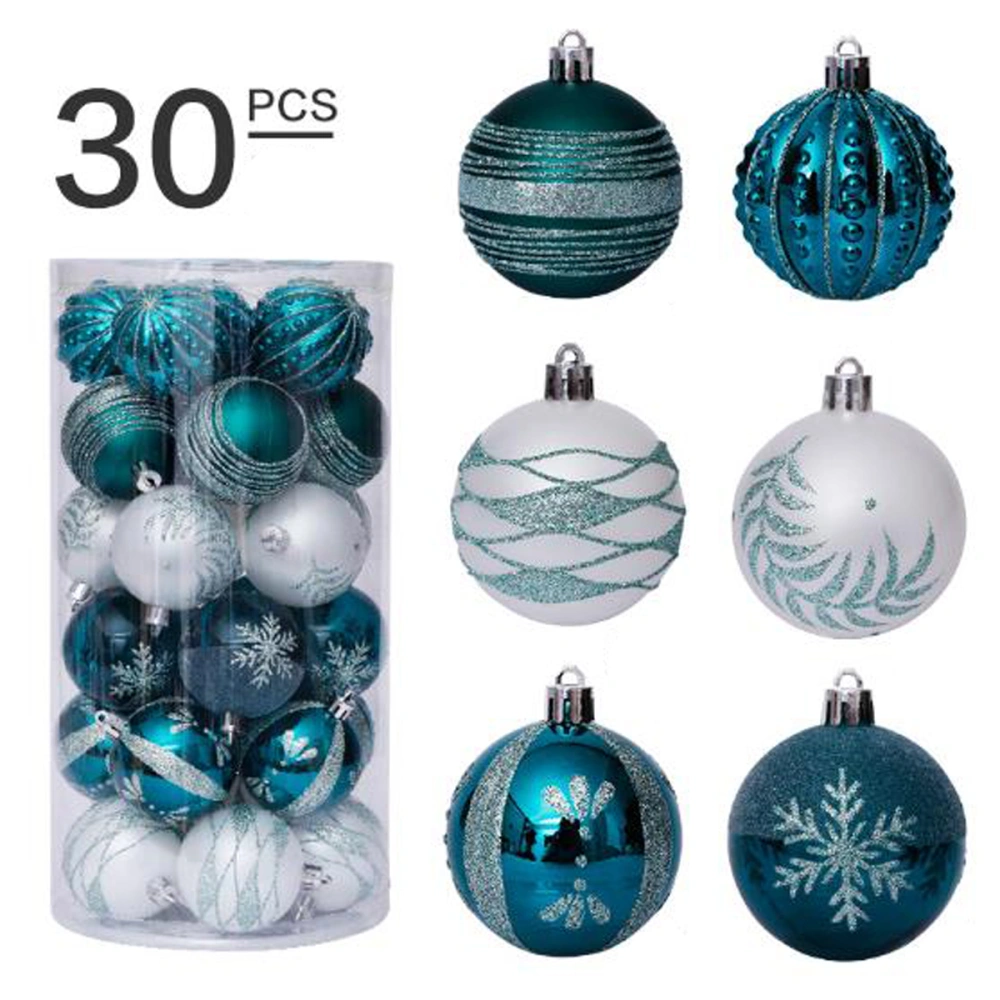 Christmas Ball Pendant Ornaments Set, Holiday Party Hanging Decoration