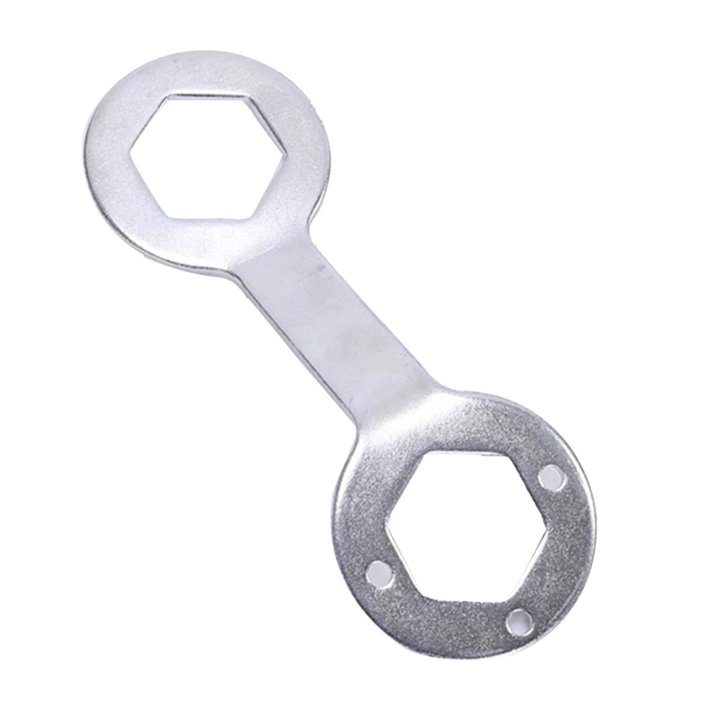 Washing Machine Wrench 5mm Thickness Chrome Vanadium Alloy Steel High Strength Wash Machine Disassembly Spanner Silver