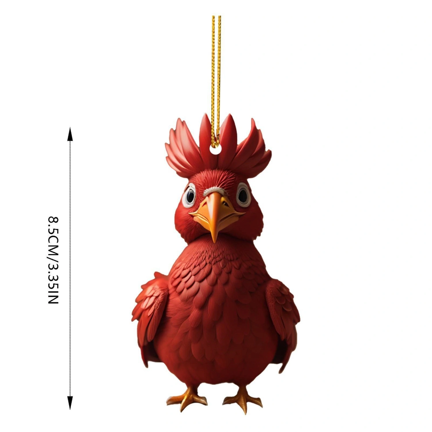 Funny Christmas Chicken Ornament Hanging Christmas Tree Ornaments