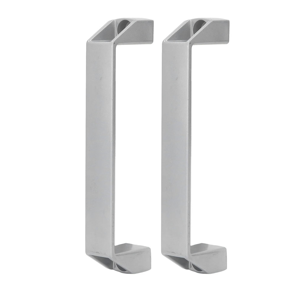 2 Pcs Door Handle Pull 180mm Hole Spacing Aluminum Alloy High Strength Cabinet Pull Modern Gate Handle Silver