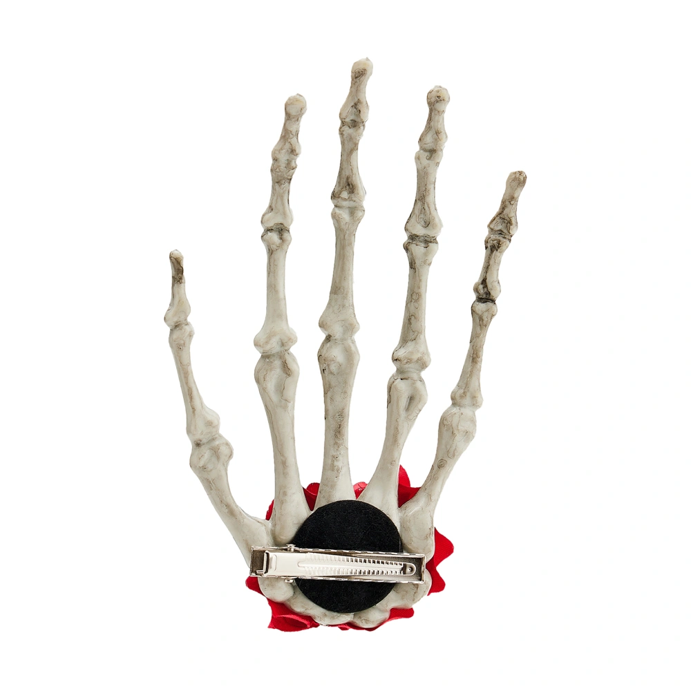 Halloween Skeleton Hands Bone Hair Clips Masquerade Decoration Hairpin