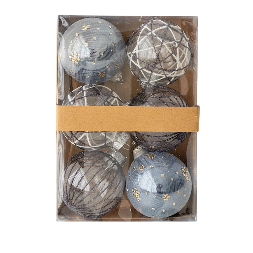 Christmas Ball Ornaments, Shatterproof Clear Hanging Baubles Set