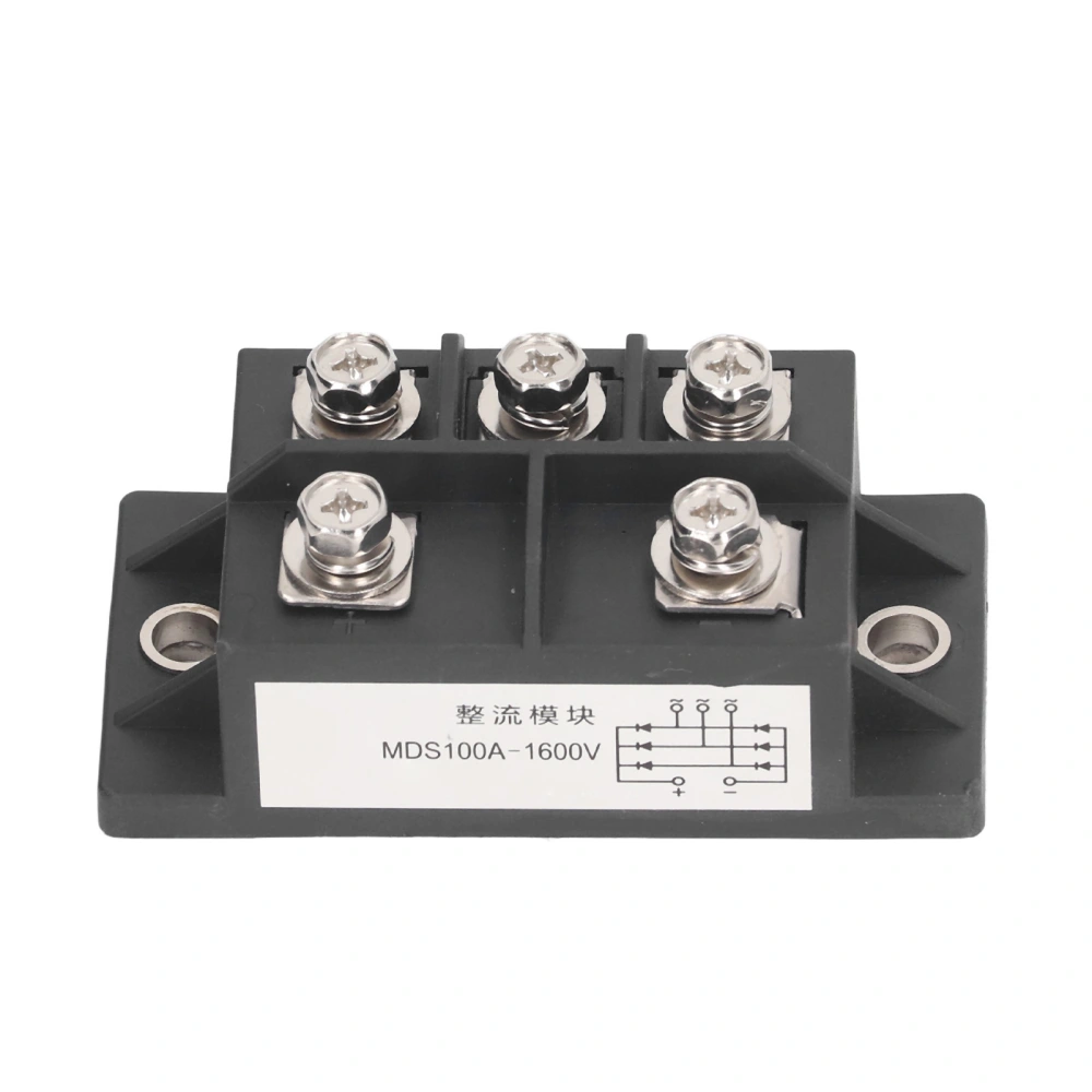 100A 1600V Bridge Rectifier Brass Plate Heat Dissipation 3 Phase Power Diode Rectifier Module