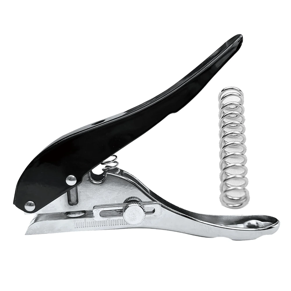 Hole Punch Zinc Alloy 8mm Single Hole Puncher Tool for Paper Installation Woodworking