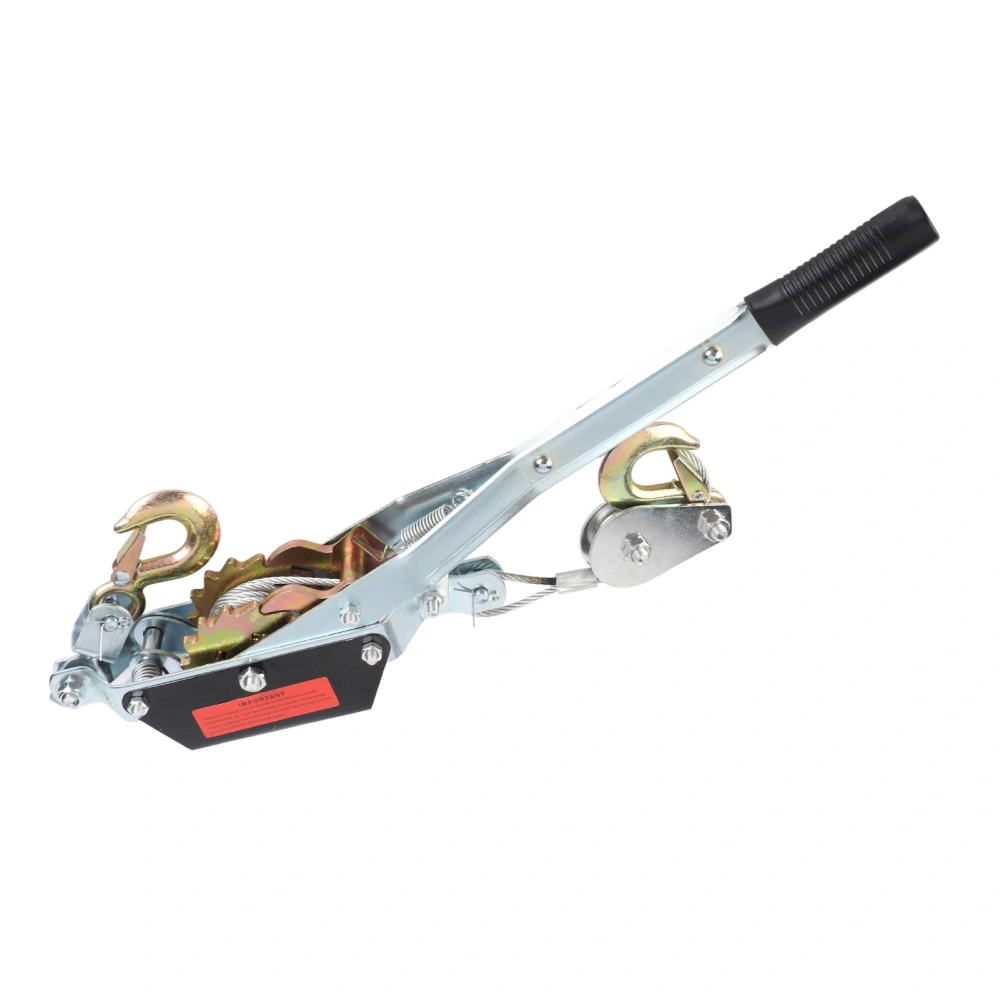 Rope Puller A3 Steel Anti Reversing Ratchet Type Dual Gear Power Puller for Construction Site