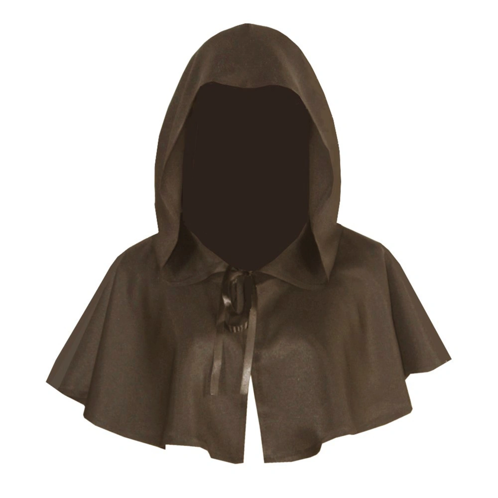 Halloween Cape Costume Props, Cosplay Clothing Tie Up Hooded Cloak