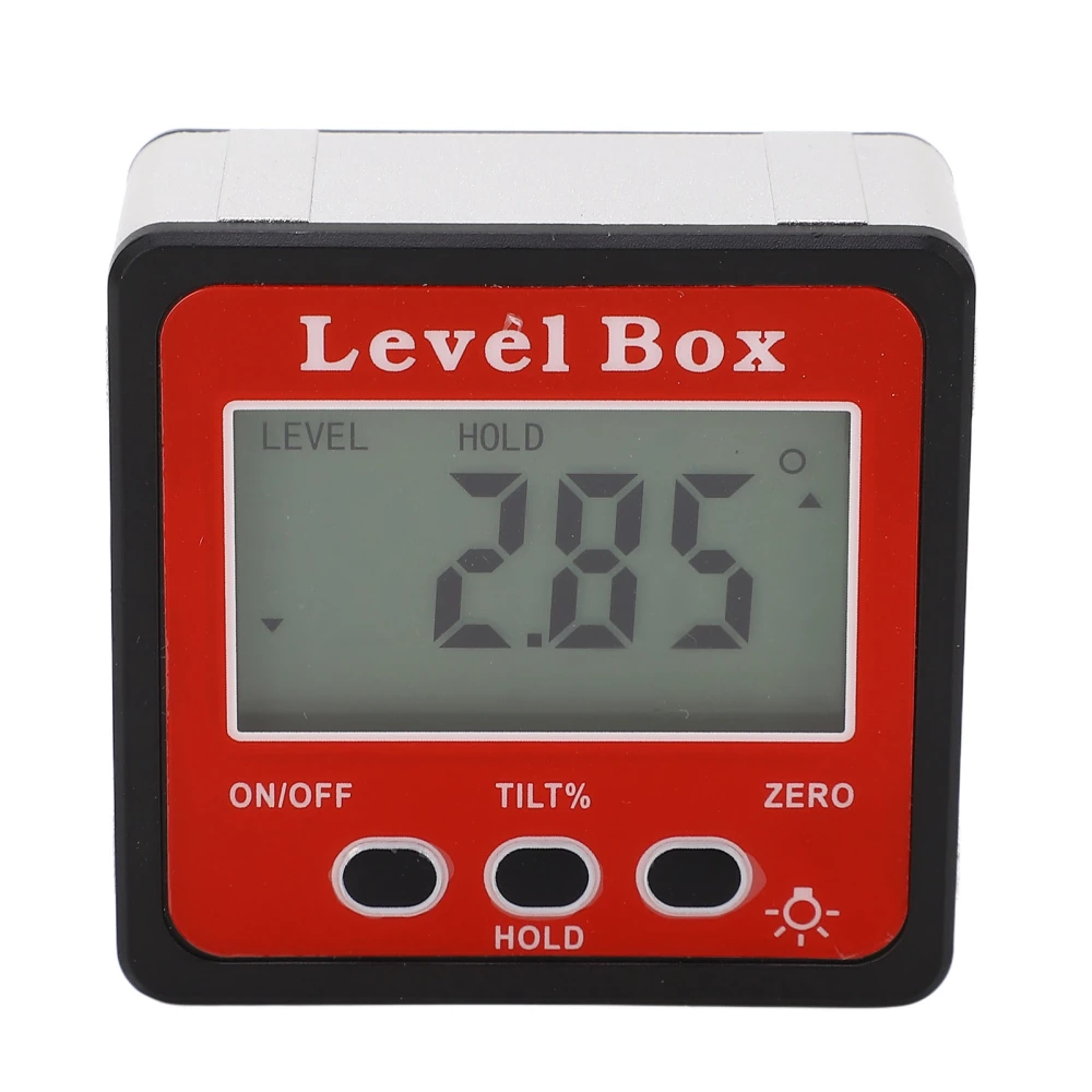 Digital Level Box Accurate Magnetic Portable Size Protractor Inclinometer for Woodworking Construction Machinery