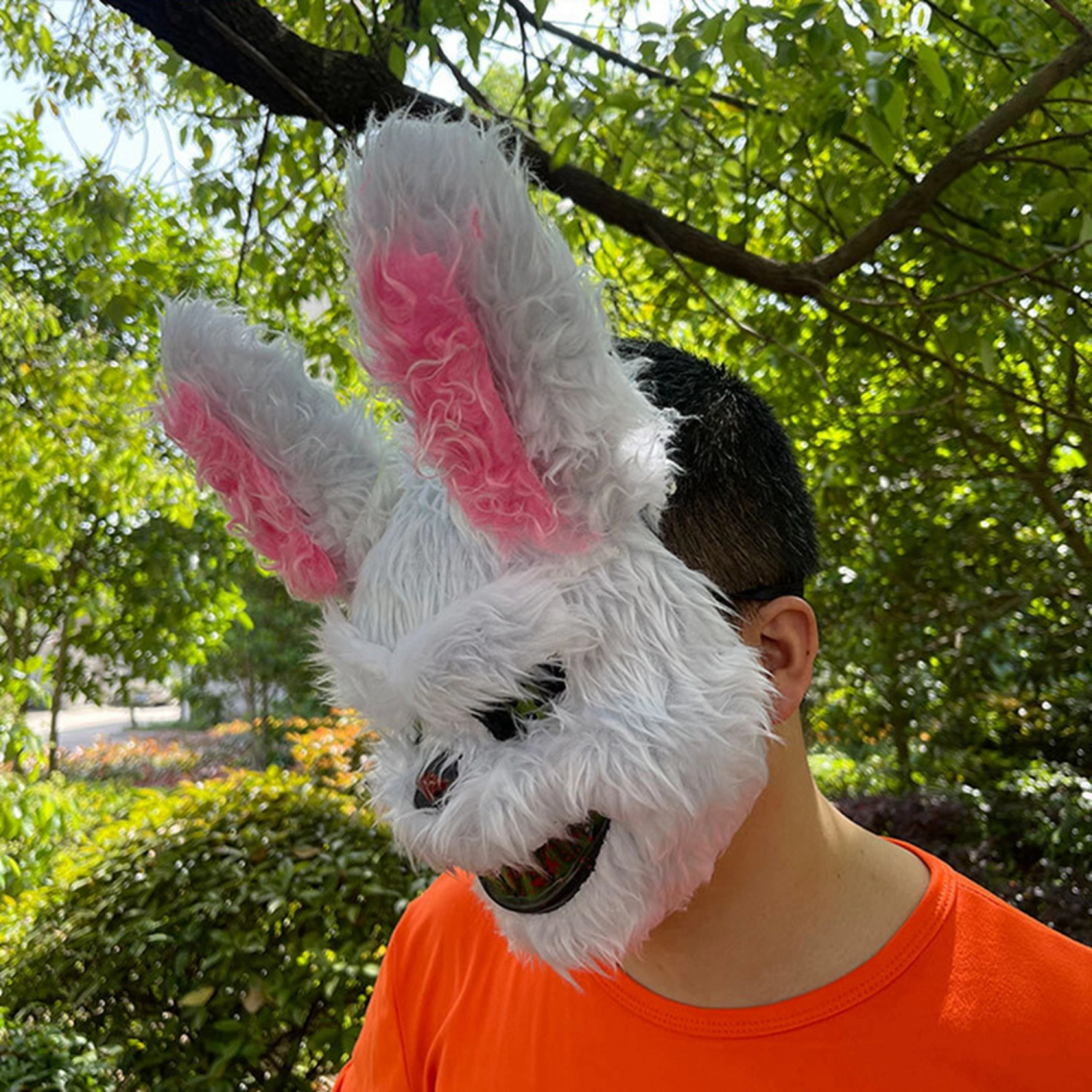 Halloween Spooky Plush Headgear, Bloody Creepy Animal Headgear