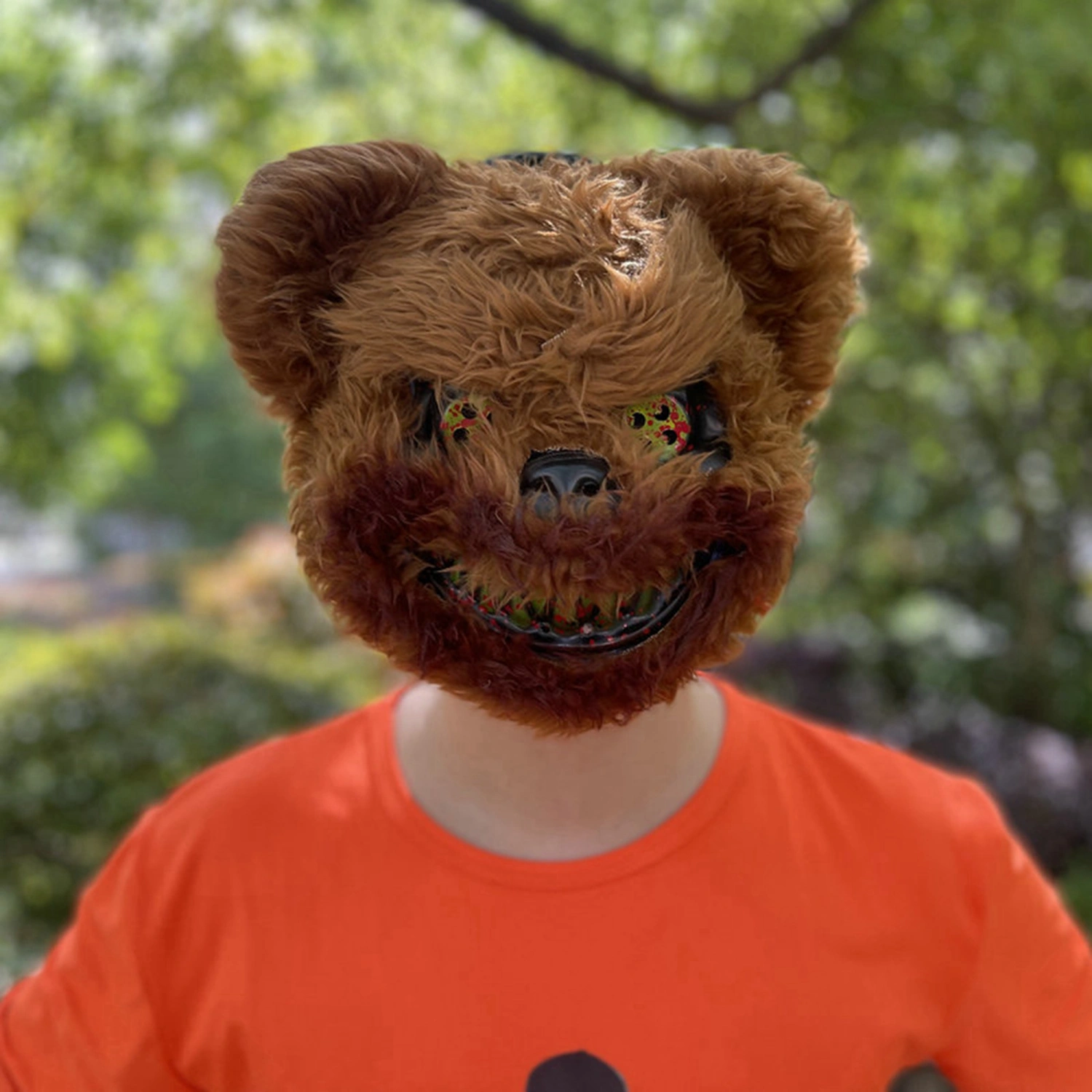 Halloween Spooky Plush Headgear, Bloody Creepy Animal Headgear