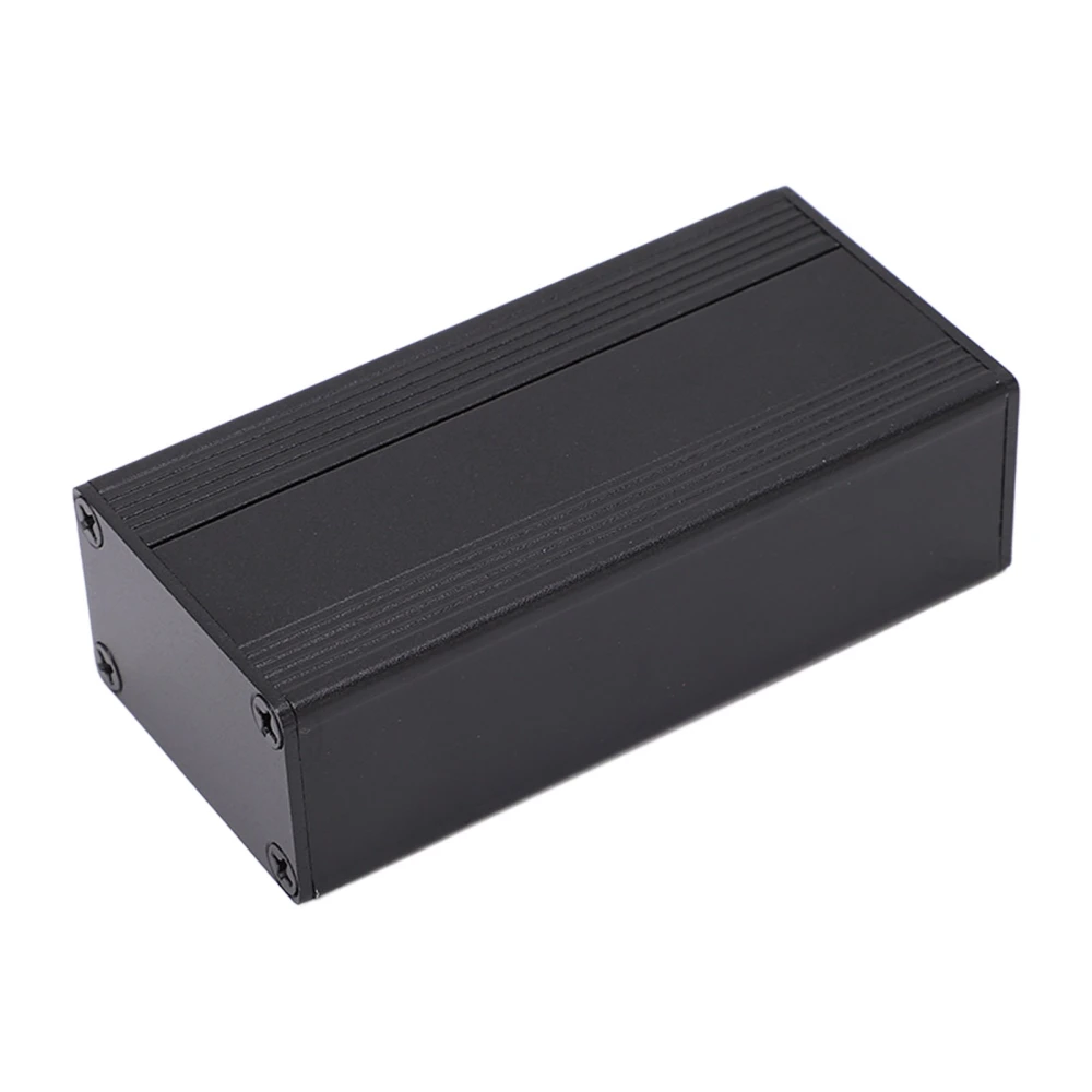 Aluminum Alloy Project Box Sandblasting Black 1.25‑1.5mm Circuit Board Aluminum Enclosure